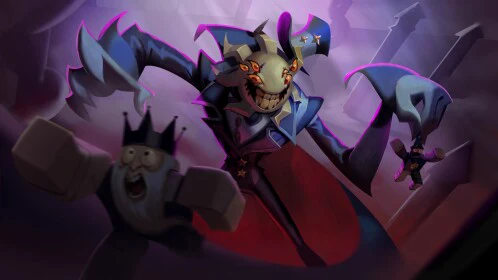 Wonder and Wonderland mascots in the official Roblox artwork